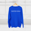 Custom Swag Crewneck Sweatshirt — Minimal Text Graphic Pullover
