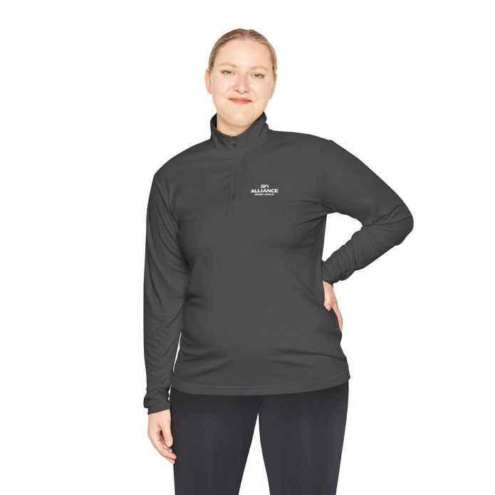 Classic White Quarter-Zip Pullover
