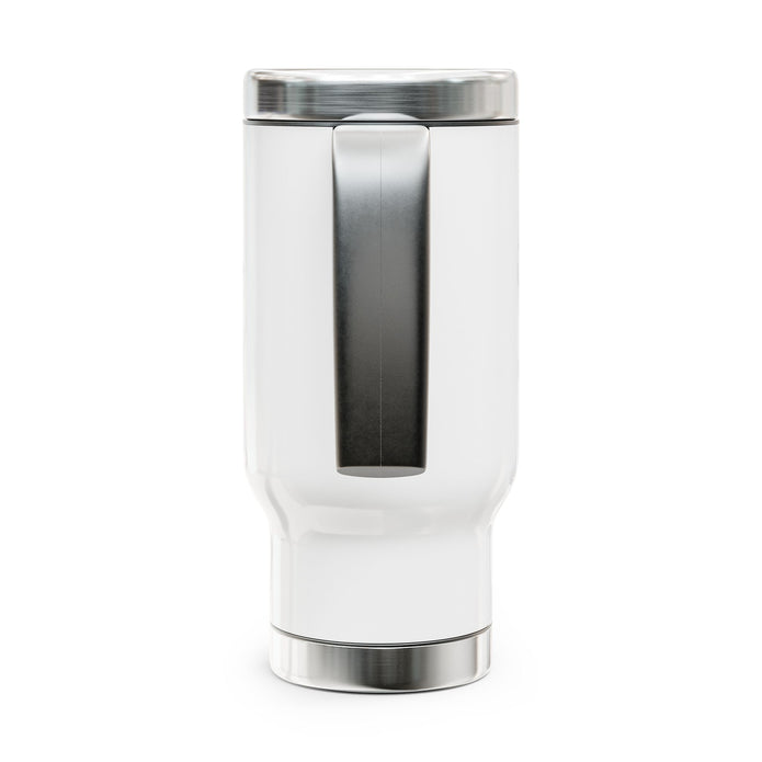 Travel Mug — Custom Swag Stainless Steel 14oz Travel Mug with Handle