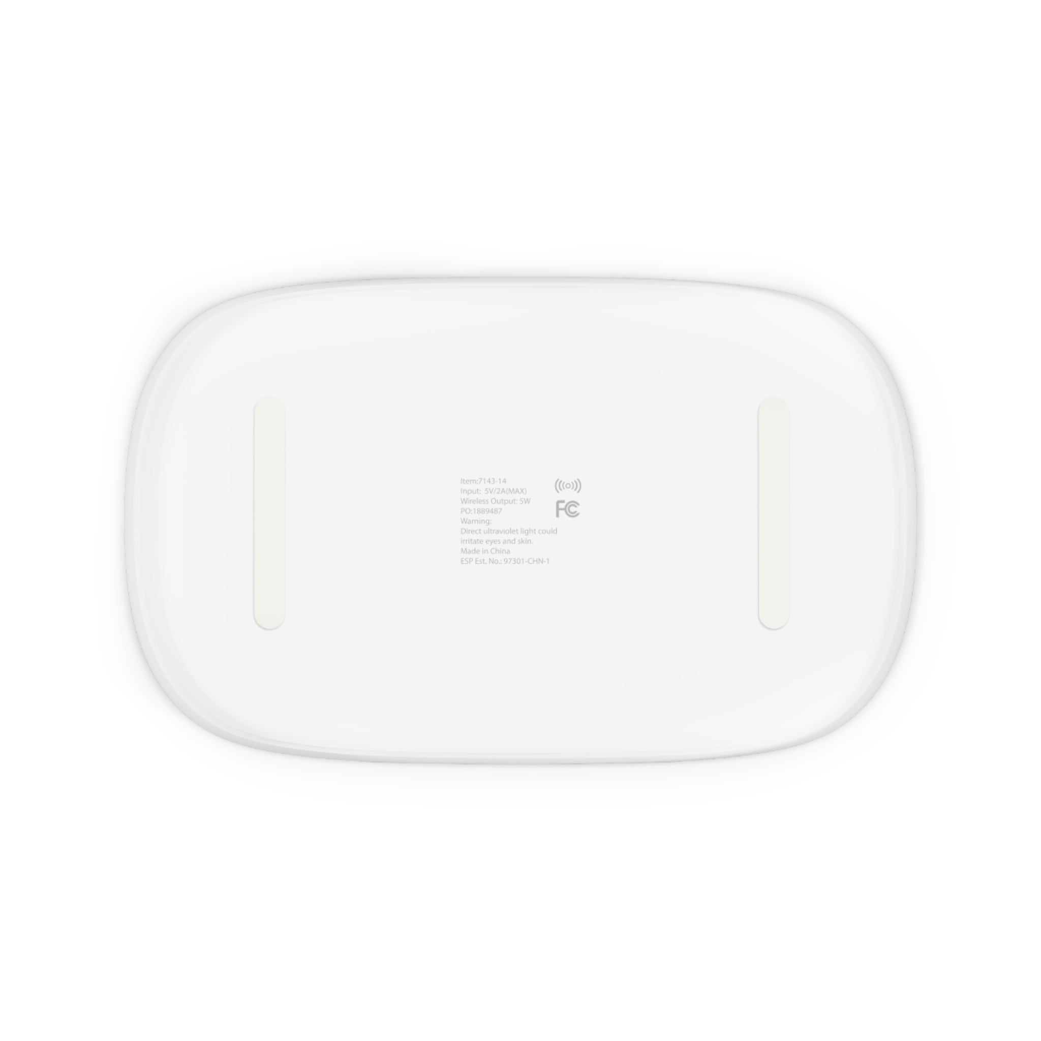 UV Phone Sanitizer & Wireless Charging Pad — Portable UV-C Phone Cleaner with Qi Fast Charge
