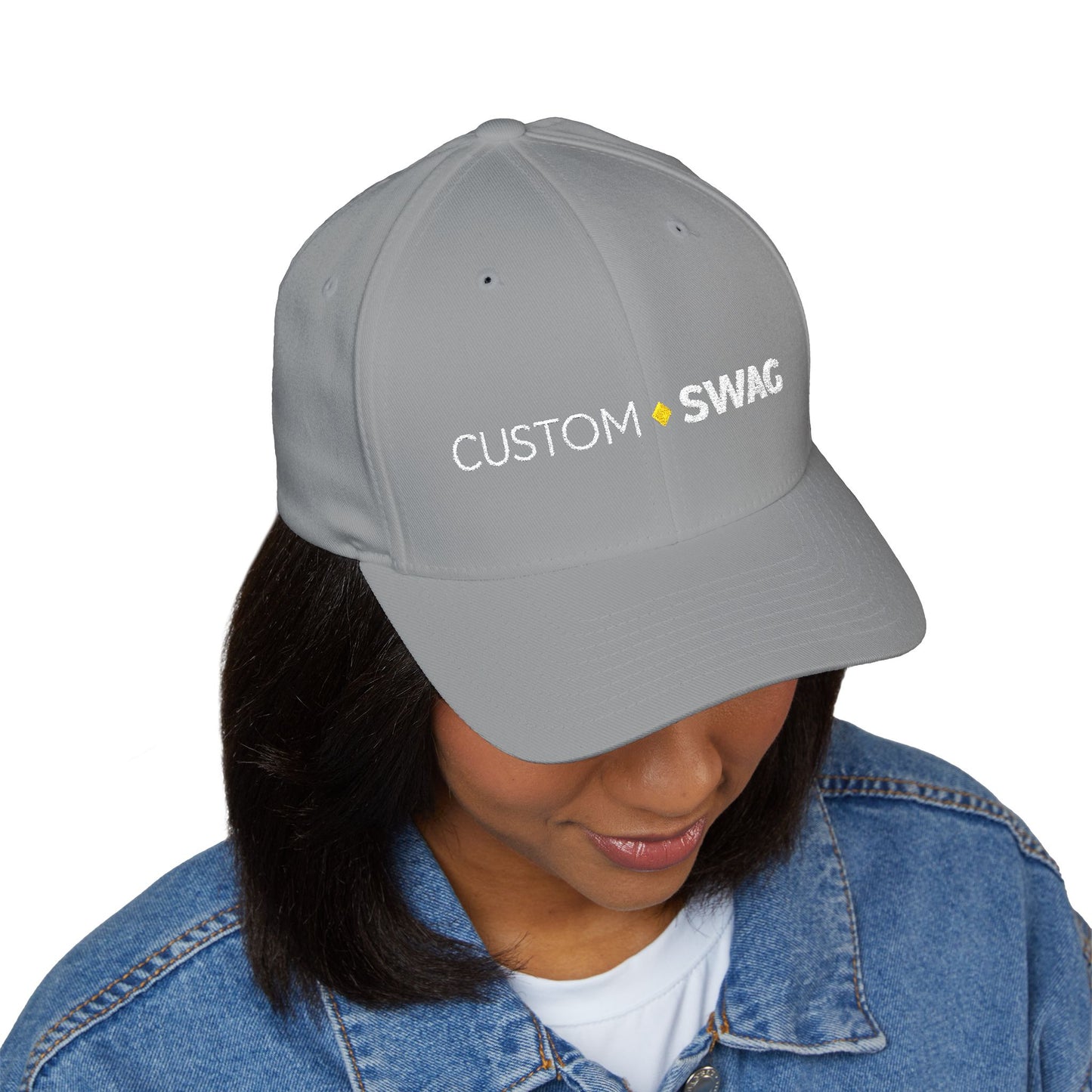Embroidered 'Custom Swag' Structured Cap