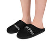 Custom Text Women's Indoor Slippers - Personalized Cozy House Shoes
