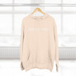 Three-Panel Fleece Hoodie — Cozy Layered Pullover
