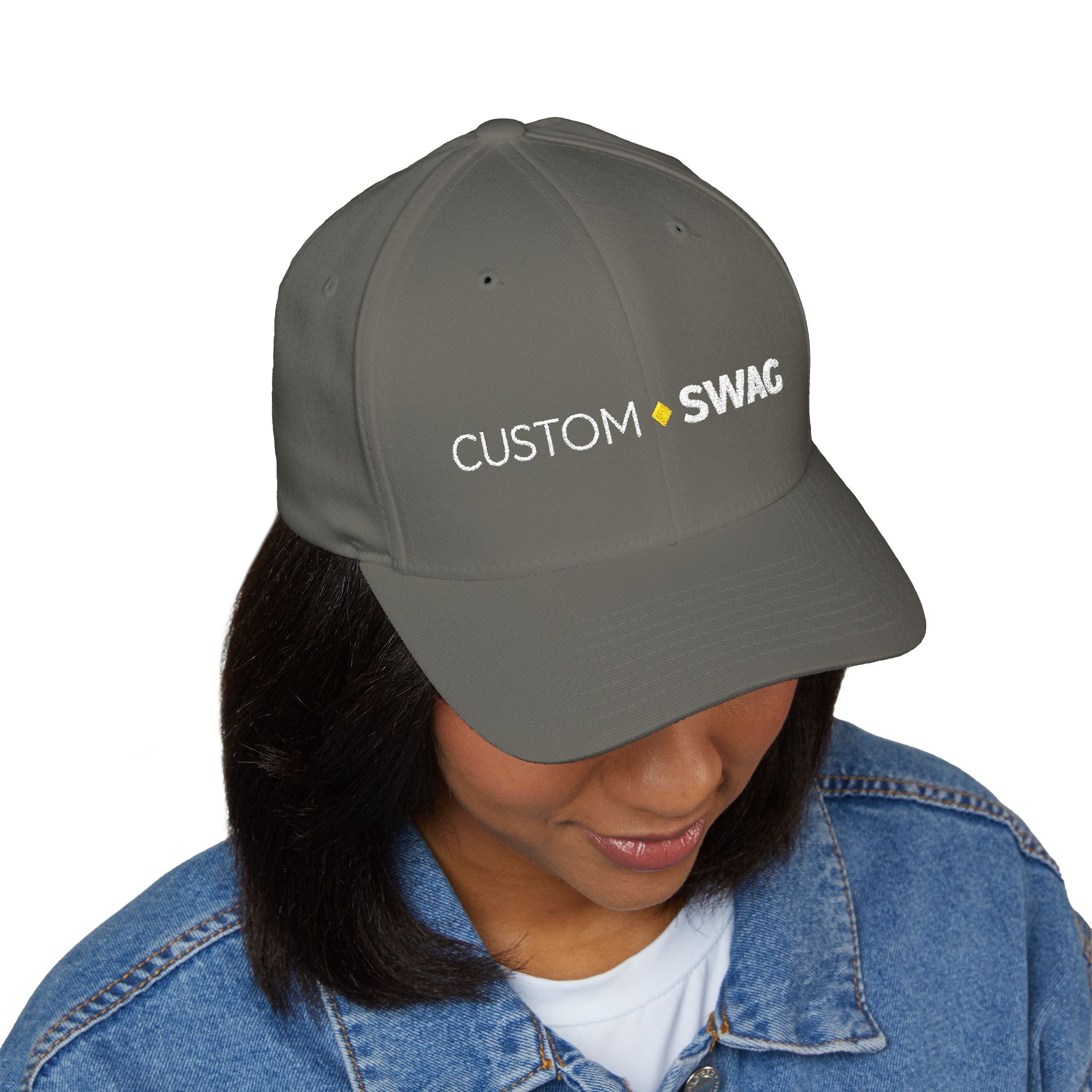 Embroidered 'Custom Swag' Structured Cap