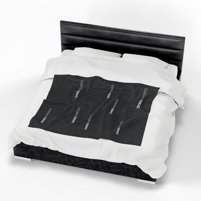 Velveteen Plush Blanket — Soft Luxe Throw for Cozy Home, Bed & Travel