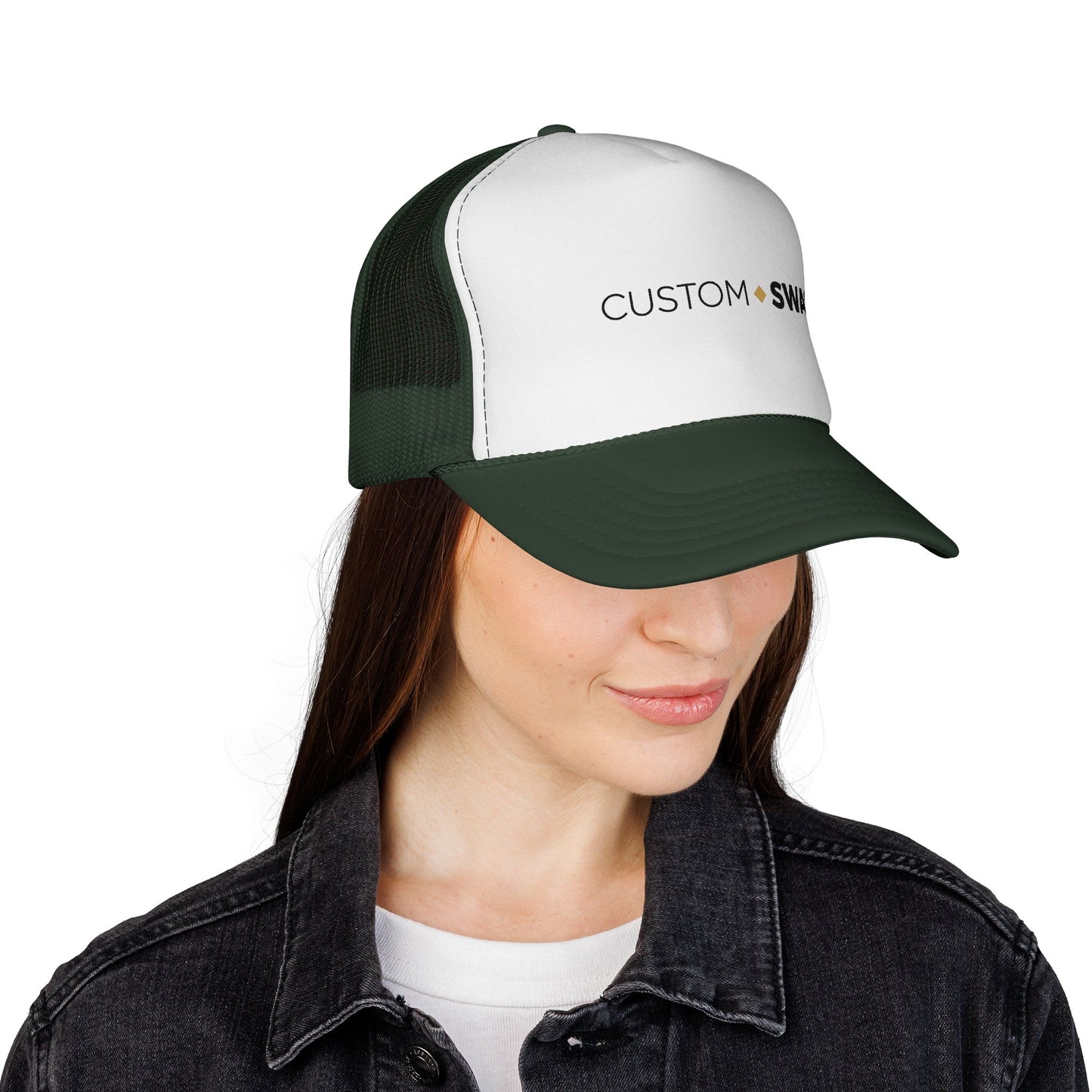 Trucker Cap – "Custom Swag" Mesh Baseball Hat (Wear Your Identity)