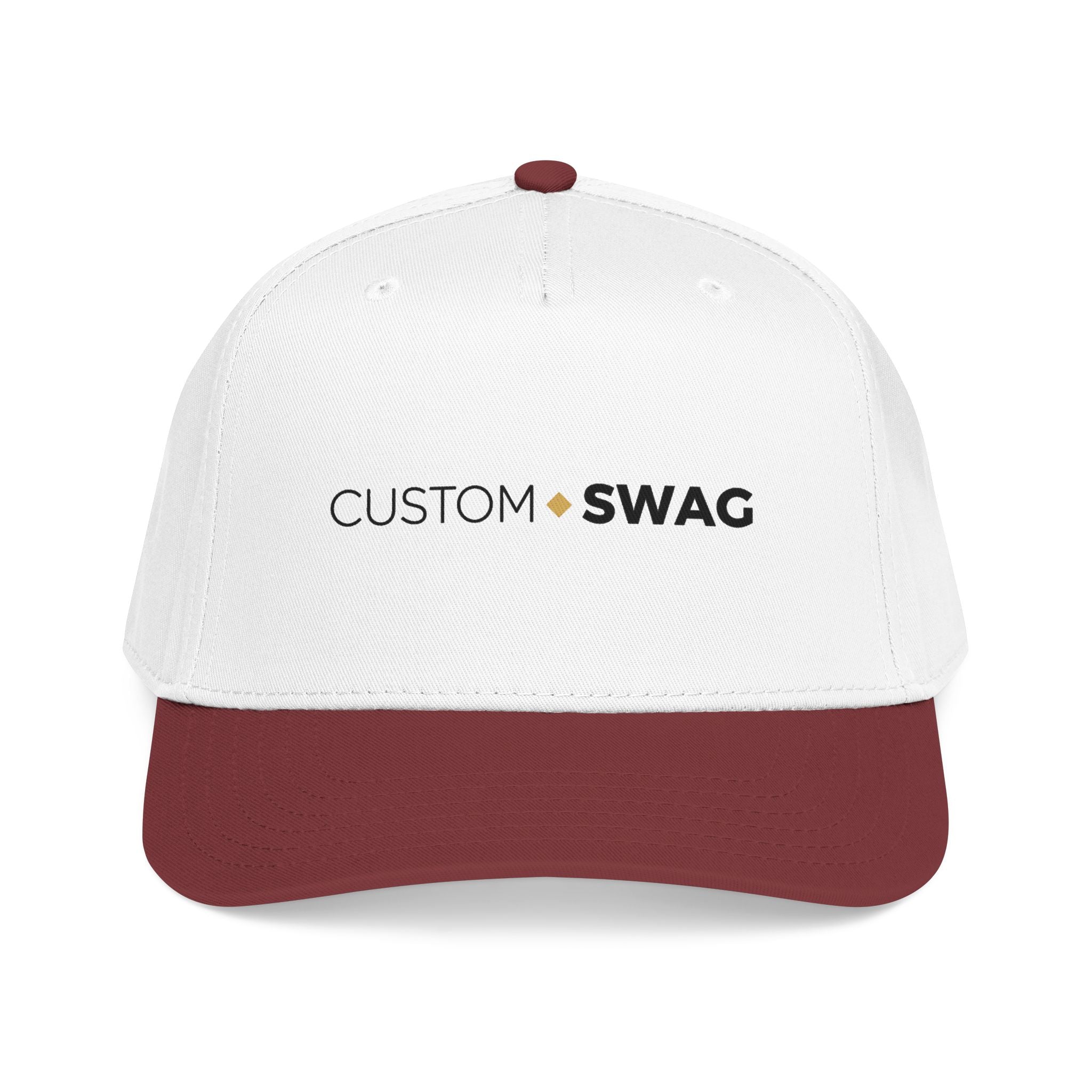 Custom Swag Mid-Profile Baseball Cap — 