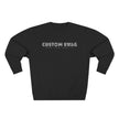 Custom Swag Crewneck Sweatshirt — Minimal Text Graphic Pullover