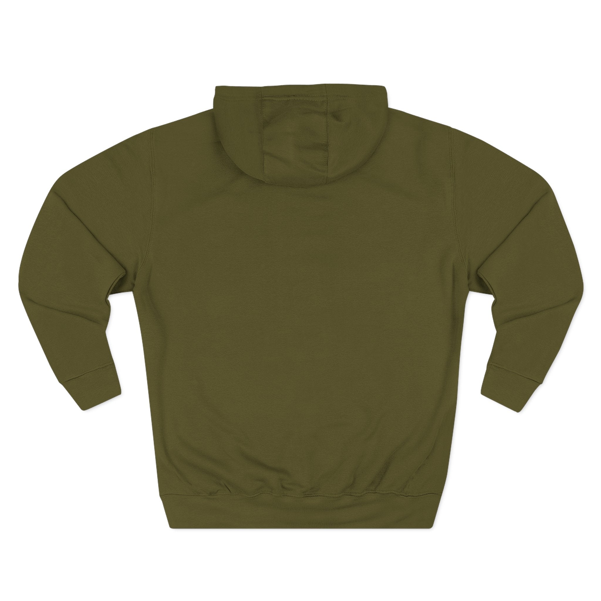 Three-Panel Fleece Hoodie — Cozy Layered Pullover