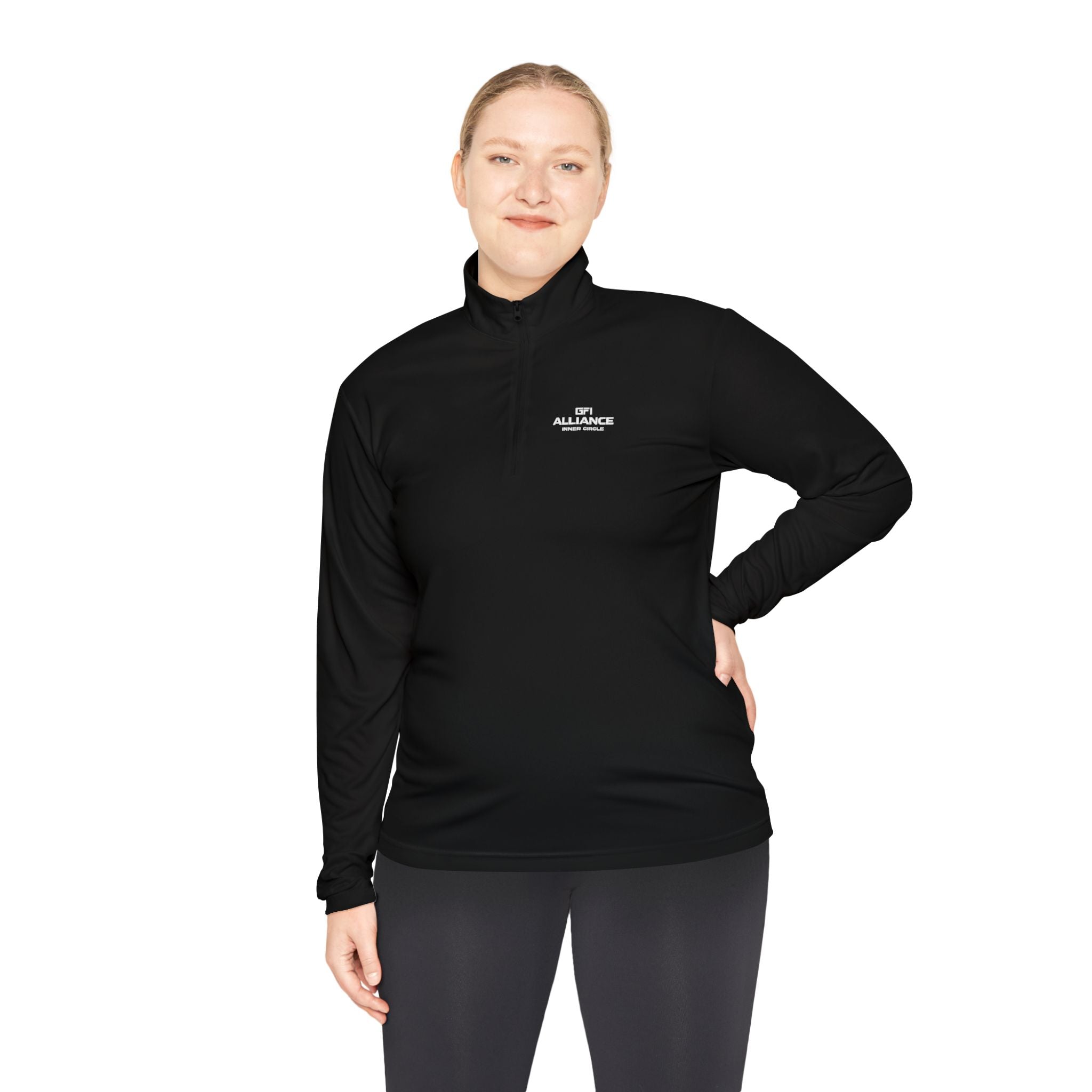 Classic White Quarter-Zip Pullover