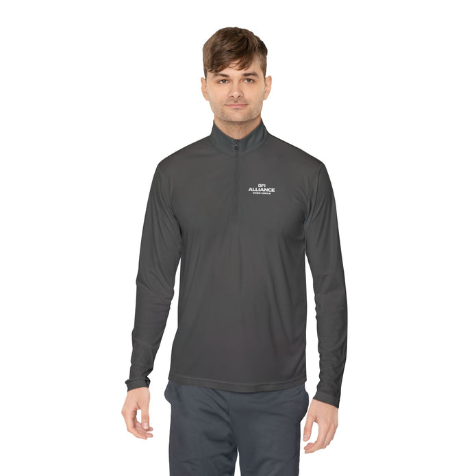 Classic White Quarter-Zip Pullover
