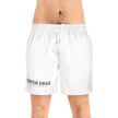 Men's Swim Shorts - 'Custom Swag' Minimal Logo Beach Trunks