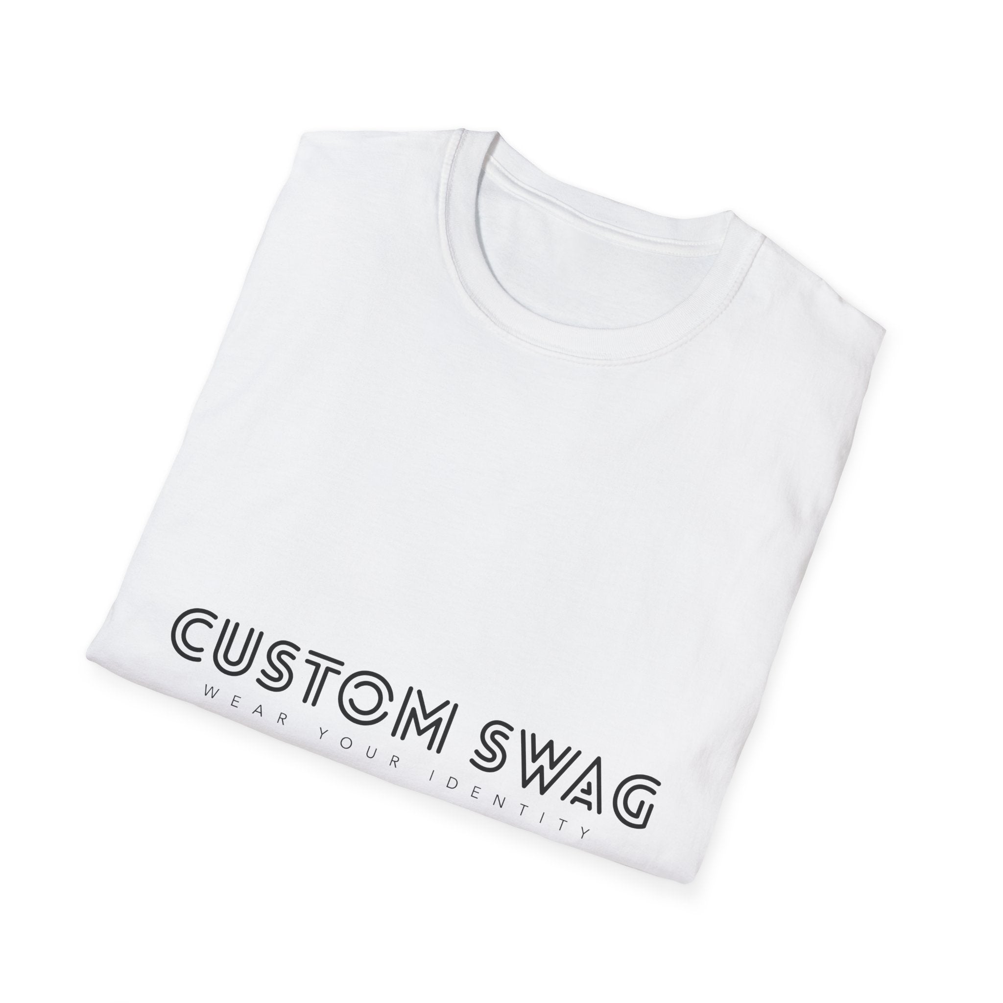 Custom Swag Tee — Minimalist Center-Print Graphic T-Shirt