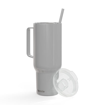 40oz Engraved Insulated Tumbler with Lid — Custom Name Travel Mug