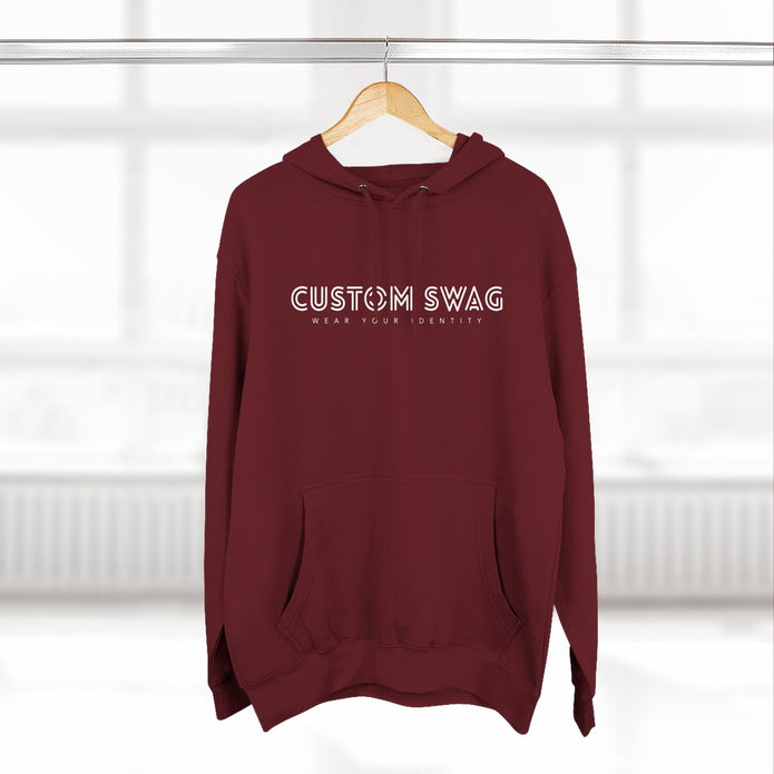 Three-Panel Fleece Hoodie — Cozy Layered Pullover