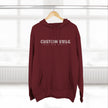 Three-Panel Fleece Hoodie — Cozy Layered Pullover