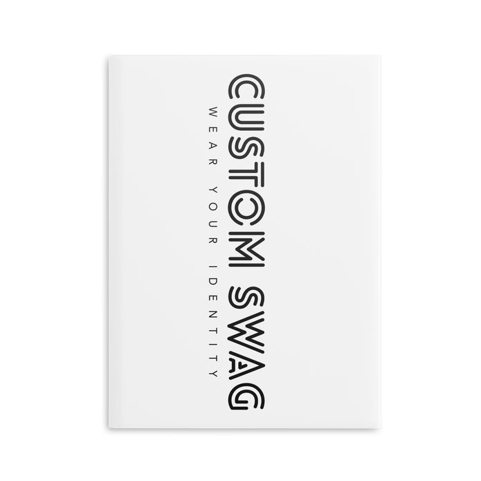 Custom Swag Hardcover Notebook — 