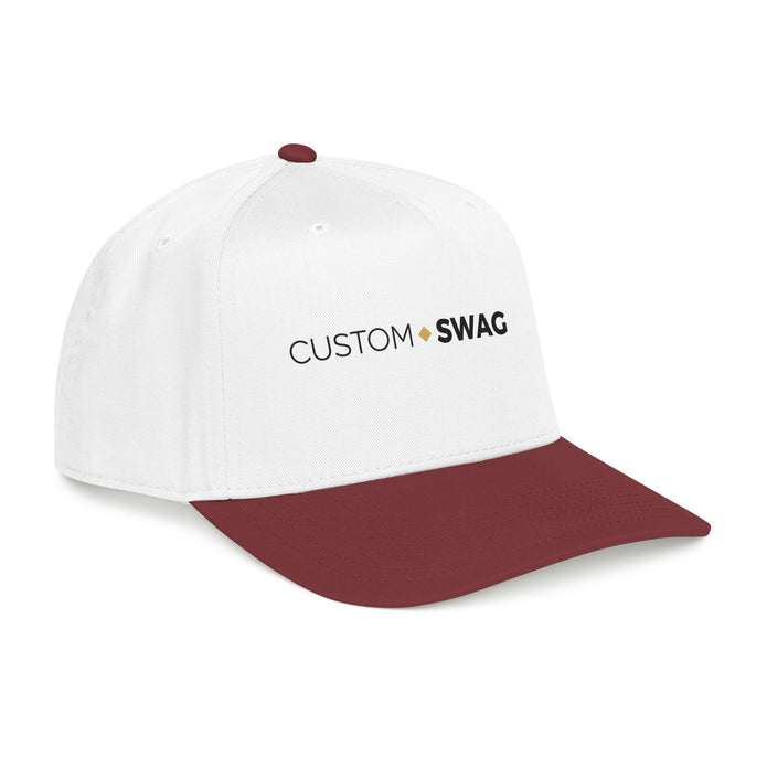 Custom Swag Mid-Profile Baseball Cap — 