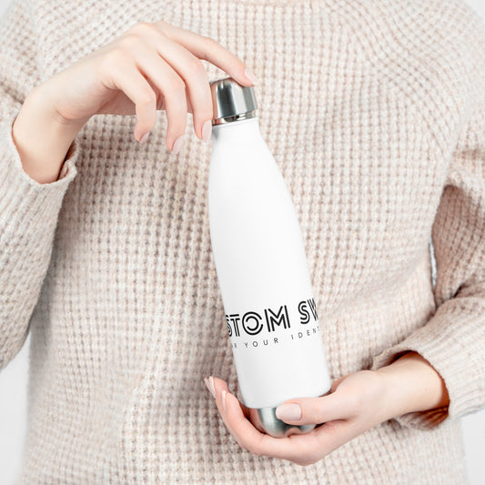 Insulated Bottle — Minimal Custom Swag Logo 20oz Stainless Water Bottle
