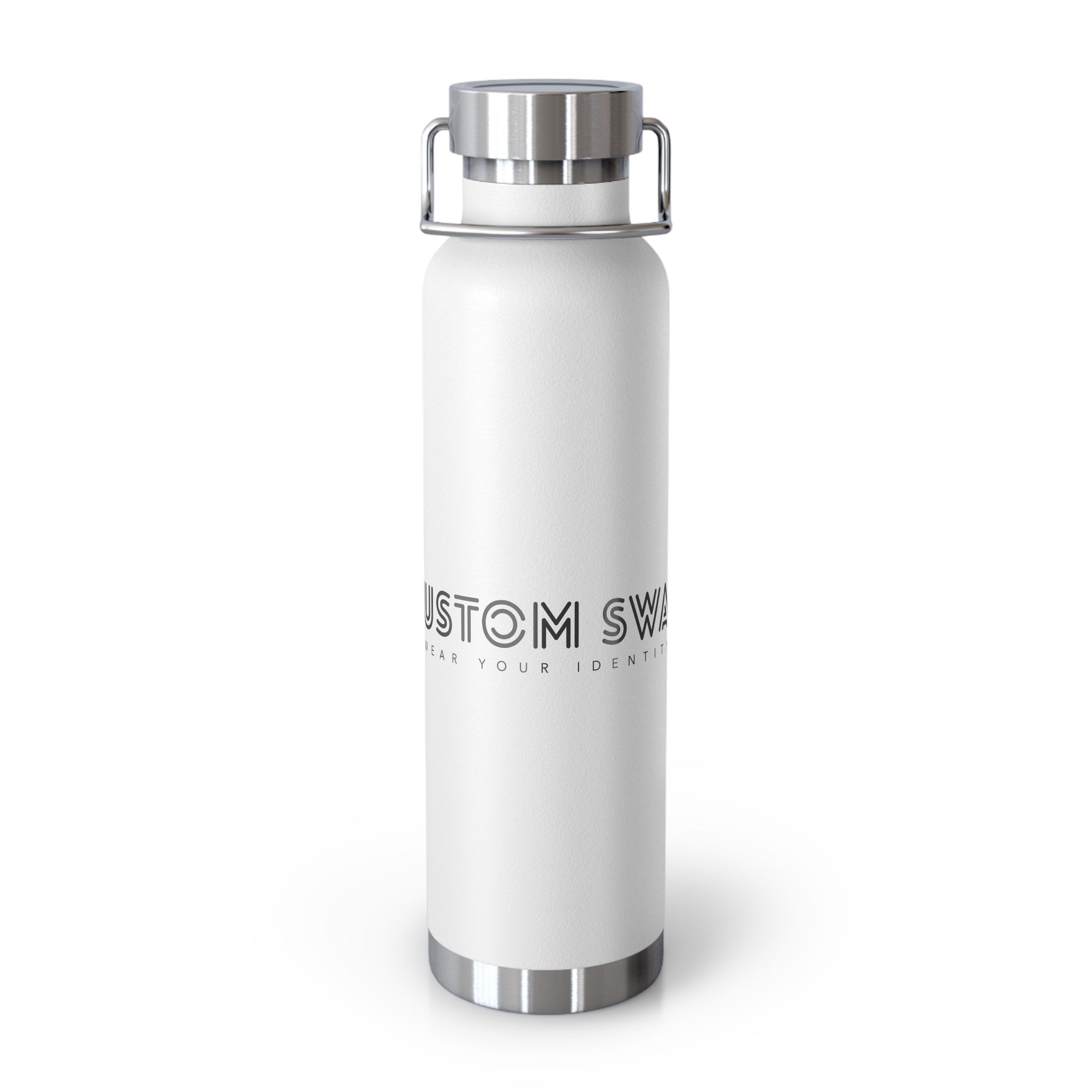 22oz Copper Vacuum Insulated Bottle — Custom Stainless Travel Water Bottle
