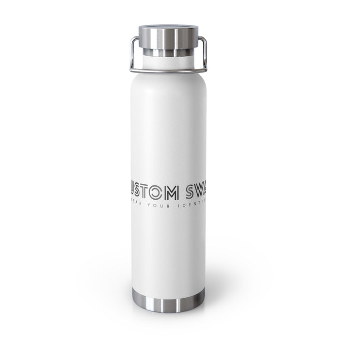 22oz Copper Vacuum Insulated Bottle — Custom Stainless Travel Water Bottle