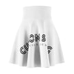 Skater Skirt — Minimalist 'Customs' Logo AOP Women's Skirt
