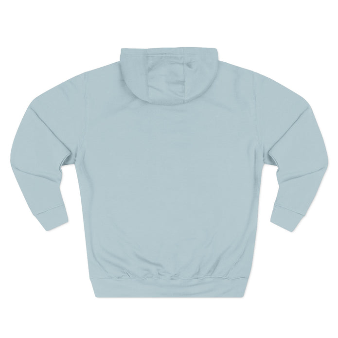Three-Panel Fleece Hoodie — Cozy Layered Pullover