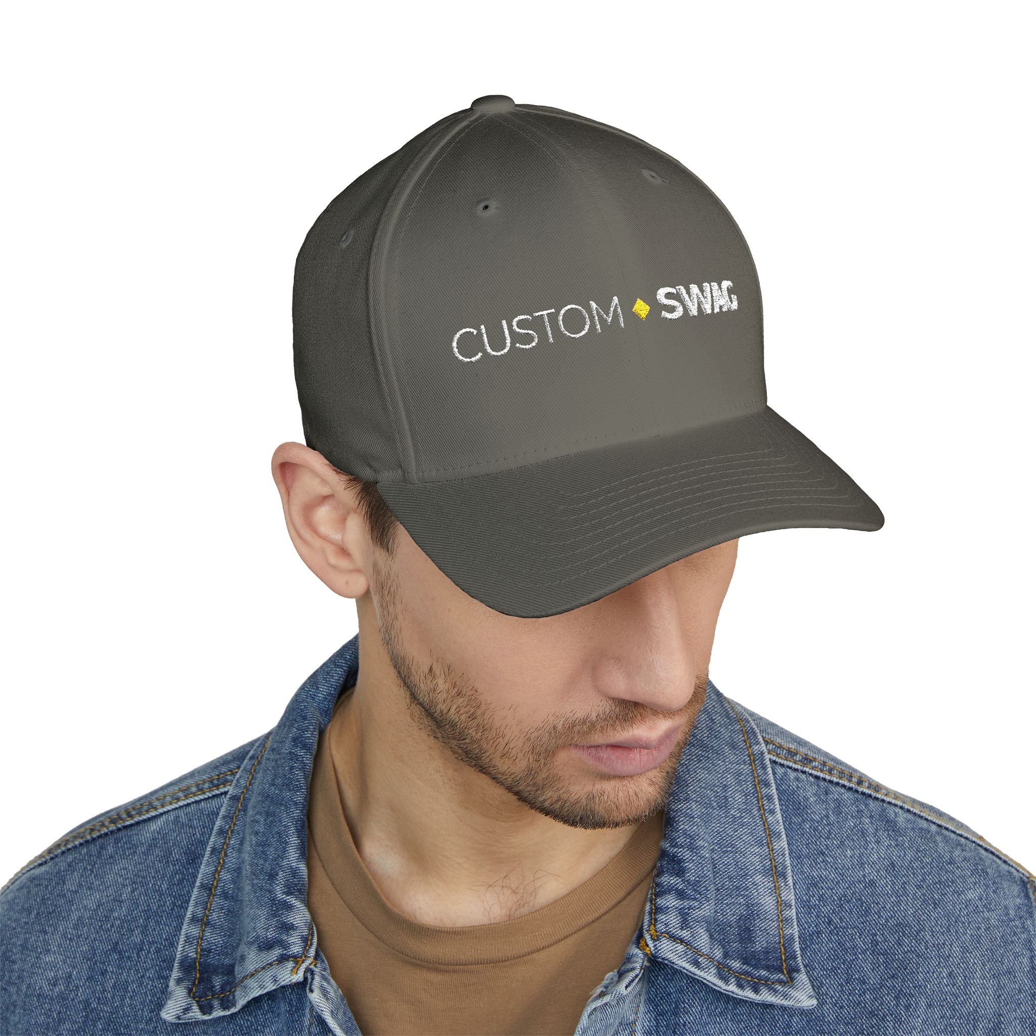 Embroidered 'Custom Swag' Structured Cap