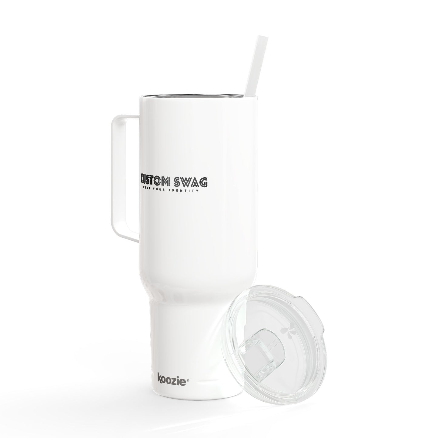 40oz Engraved Insulated Tumbler with Lid — Custom Name Travel Mug