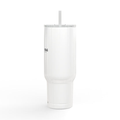 40oz Engraved Insulated Tumbler with Lid — Custom Name Travel Mug