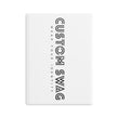 Custom Swag Hardcover Notebook — 