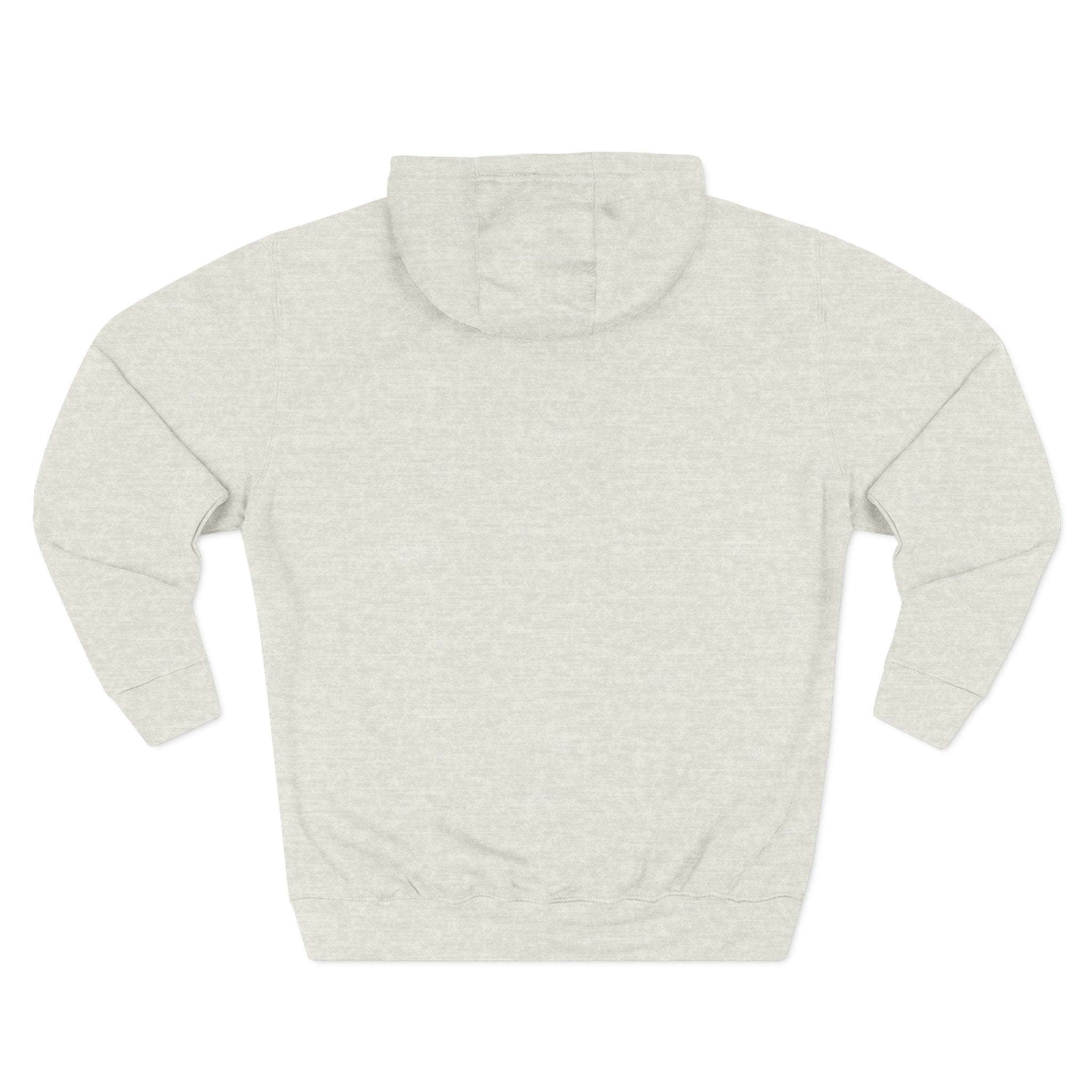 Three-Panel Fleece Hoodie — Cozy Layered Pullover
