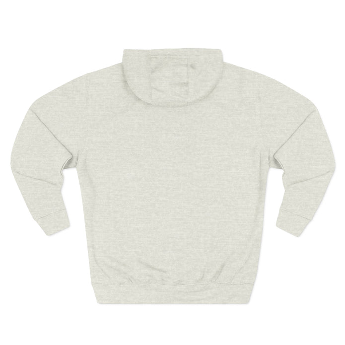 Three-Panel Fleece Hoodie — Cozy Layered Pullover