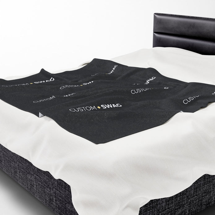 Velveteen Plush Blanket — Soft Luxe Throw for Cozy Home, Bed & Travel