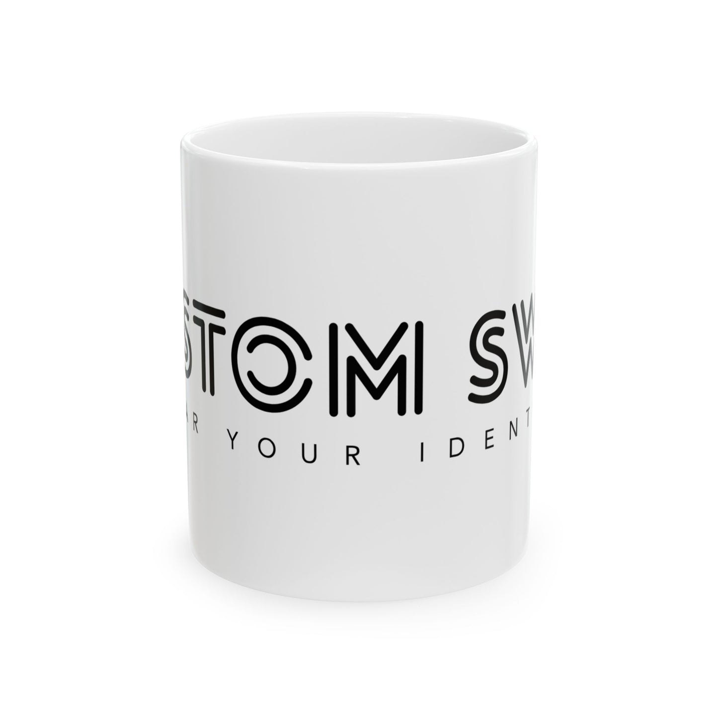 Custom Logo Ceramic Mug (11oz, 15oz) – Personalized Branding Coffee Cup