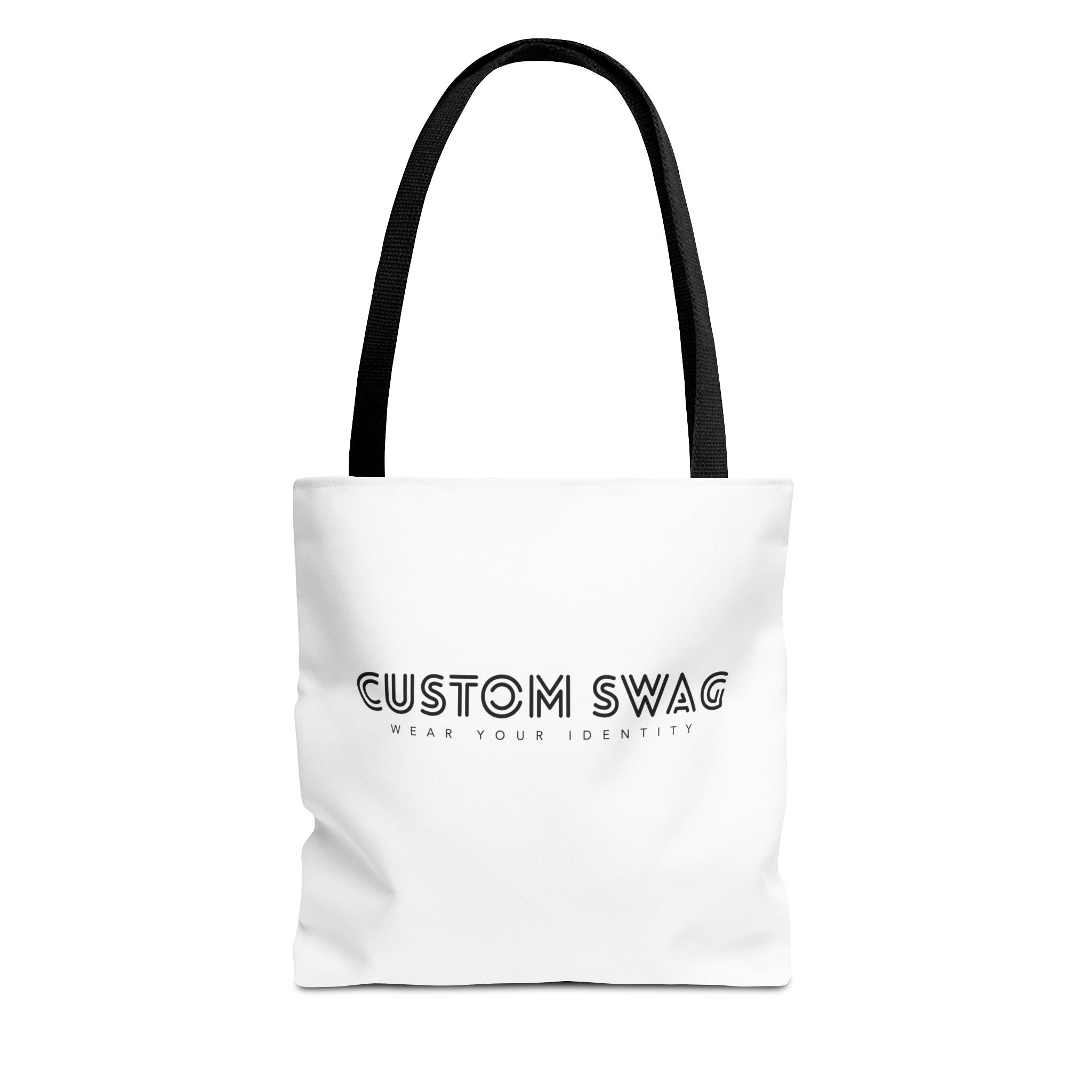 Custom Swag Tote Bag – Minimalist 'Custom Swag: Wear Your Identity' Canvas Tote