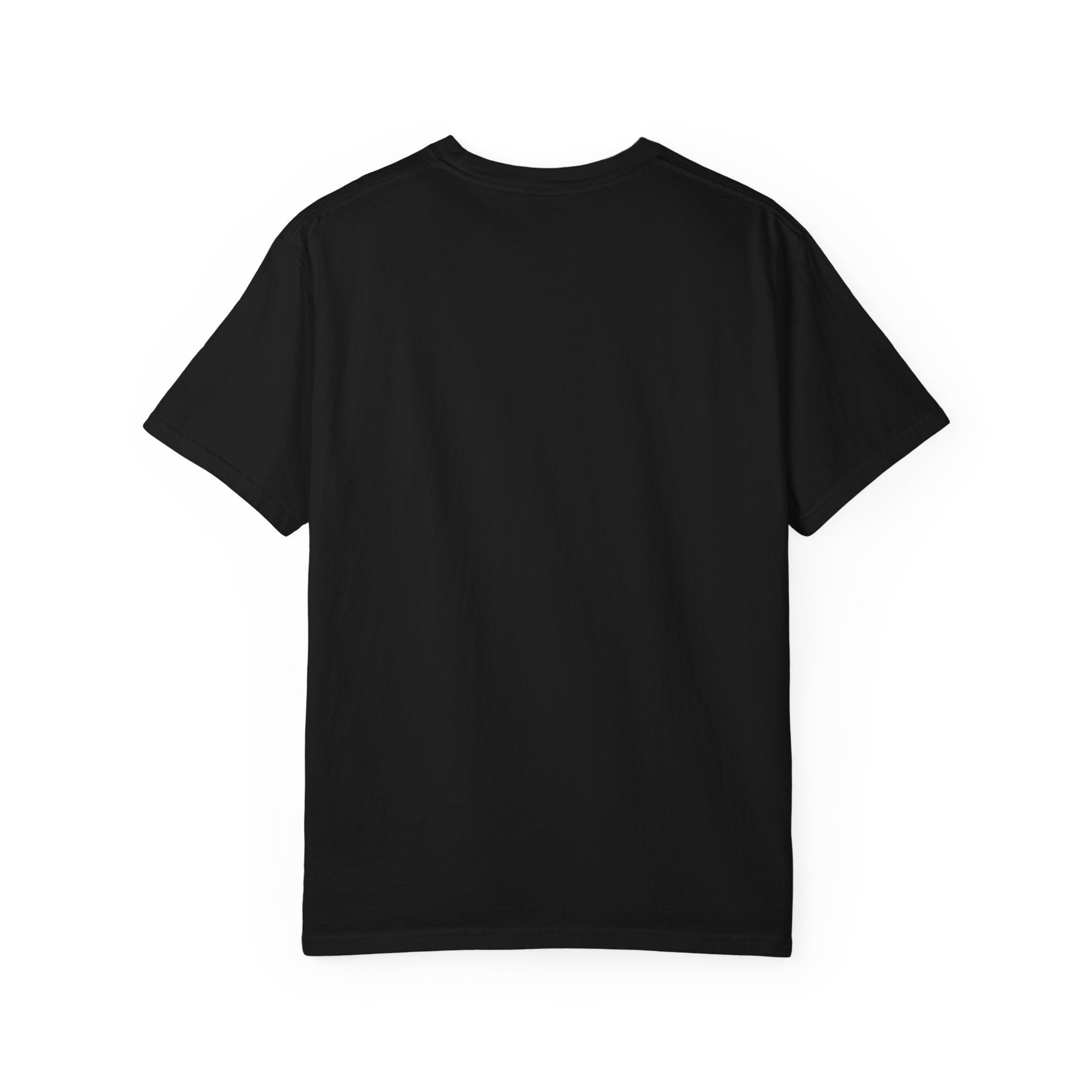 Embossed 'Hun' Minimalist Garment-Dyed T-Shirt