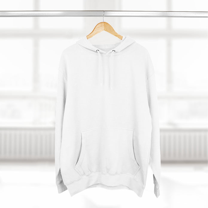 Three-Panel Fleece Hoodie — Cozy Layered Pullover