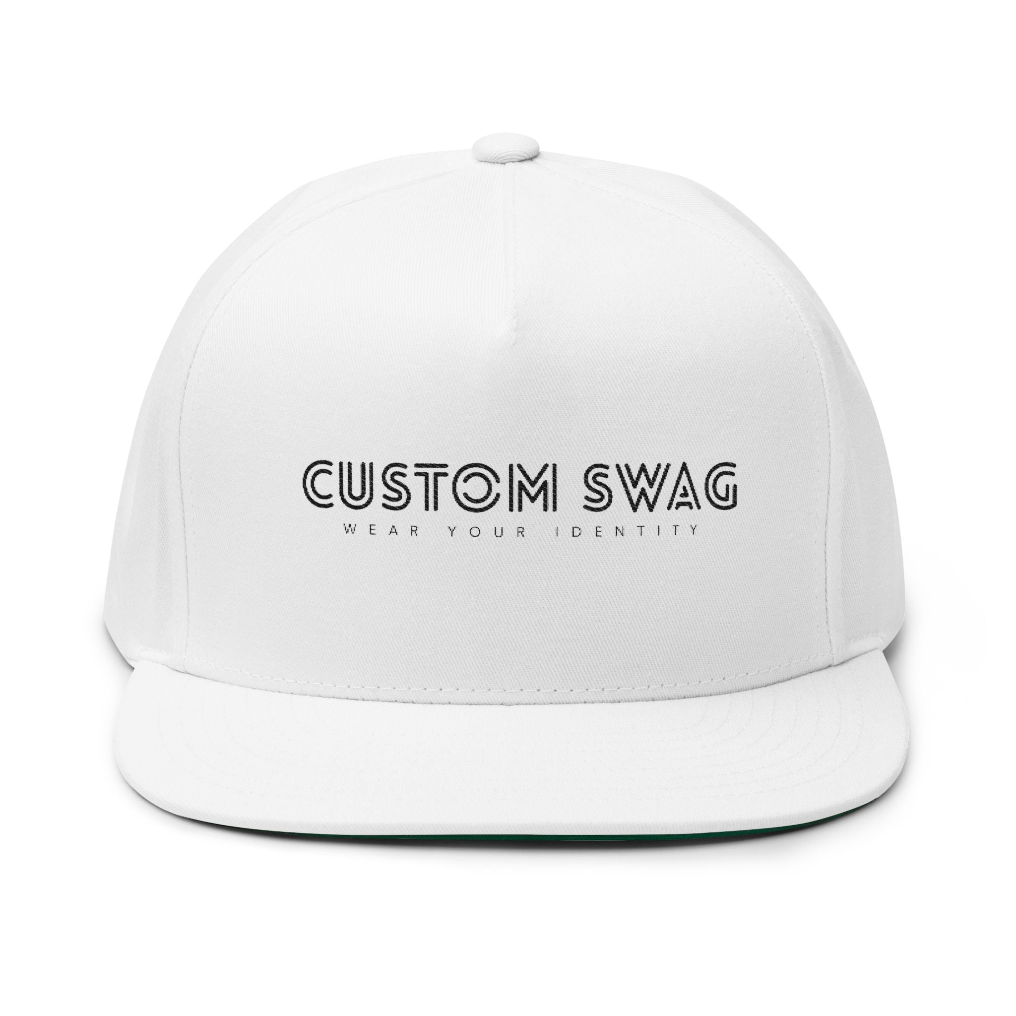 Flat Bill Cap (Embroidery)