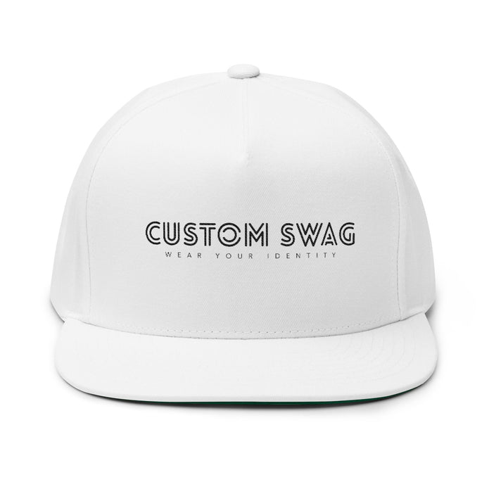 Flat Bill Cap (Embroidery)
