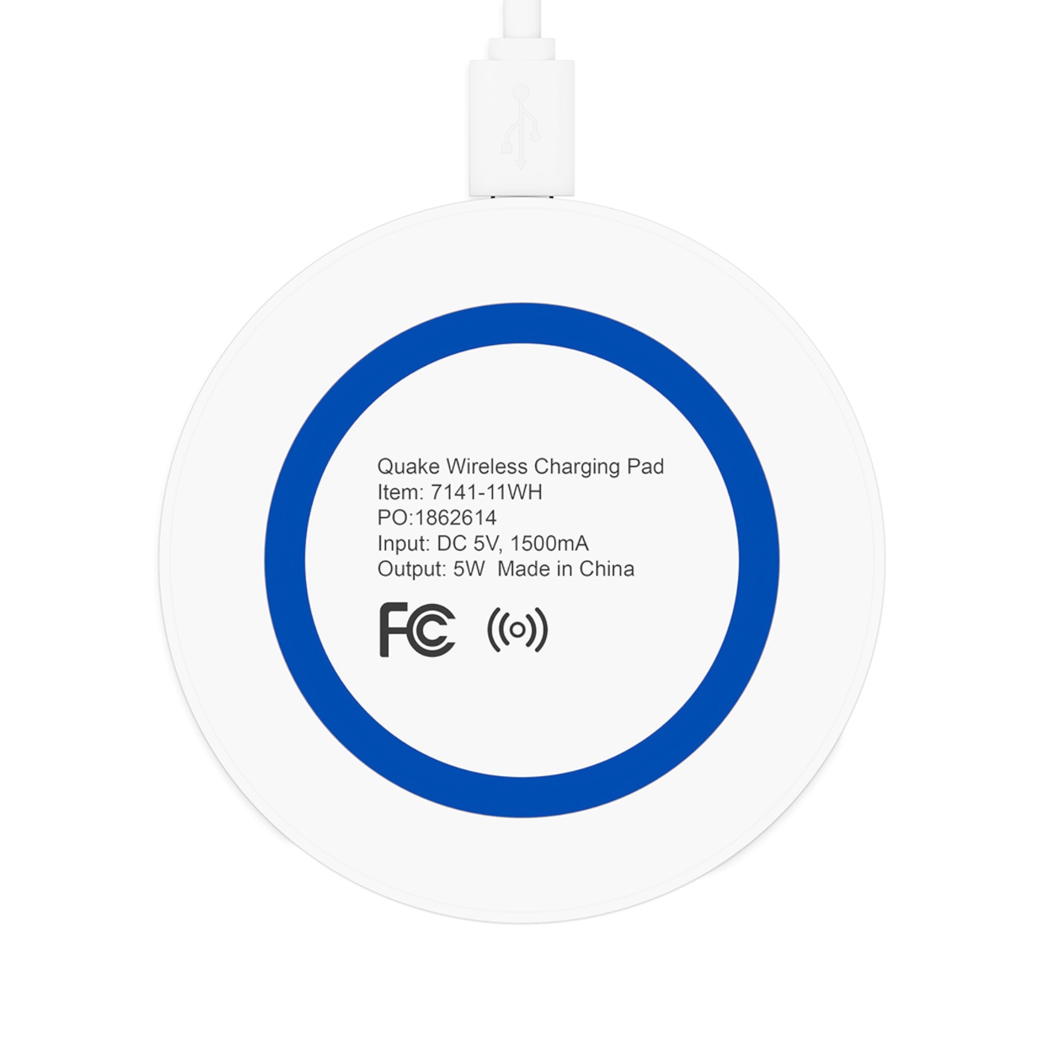 Wireless Charging Pad — Quake Branded Fast Qi Charger