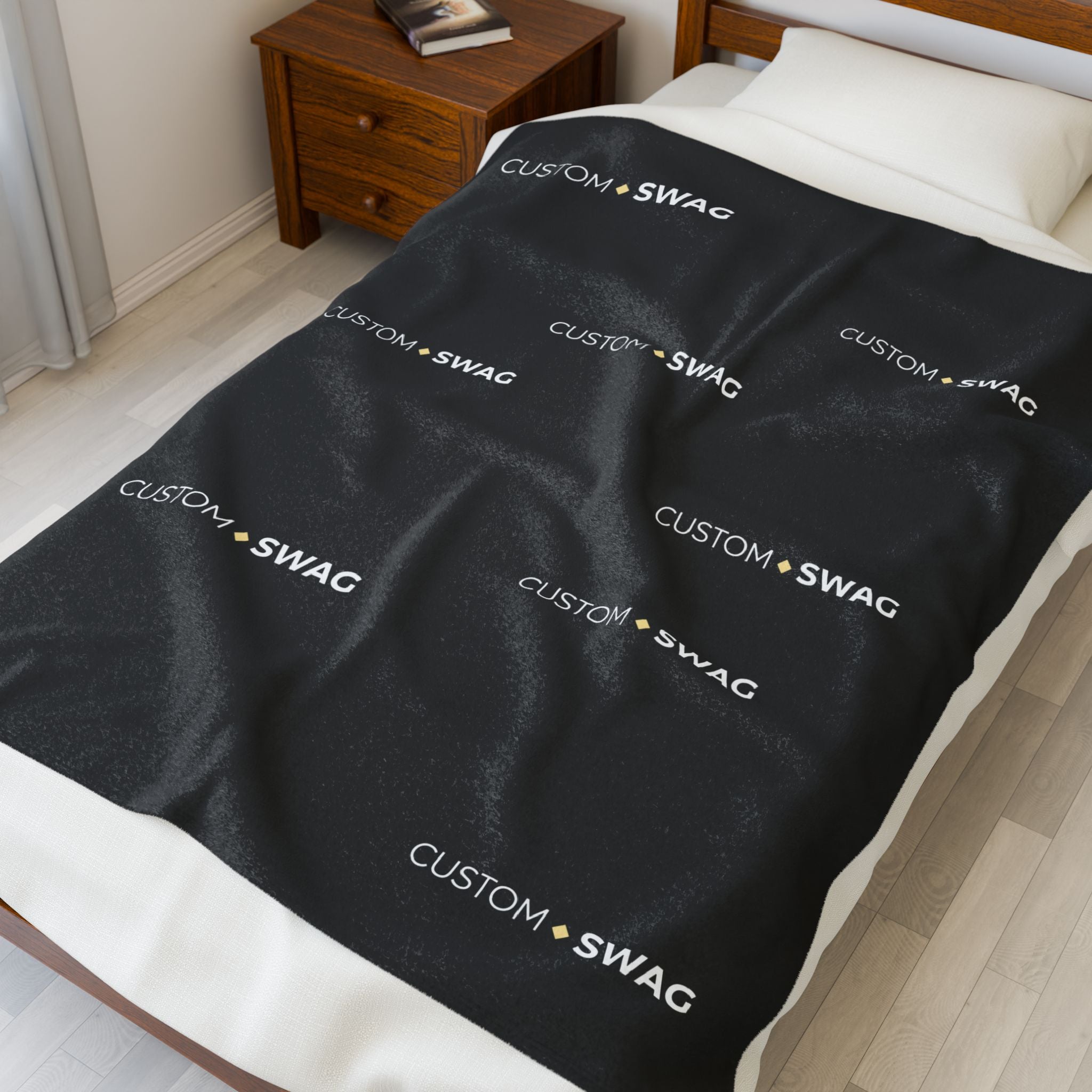 Velveteen Plush Blanket — Soft Luxe Throw for Cozy Home, Bed & Travel