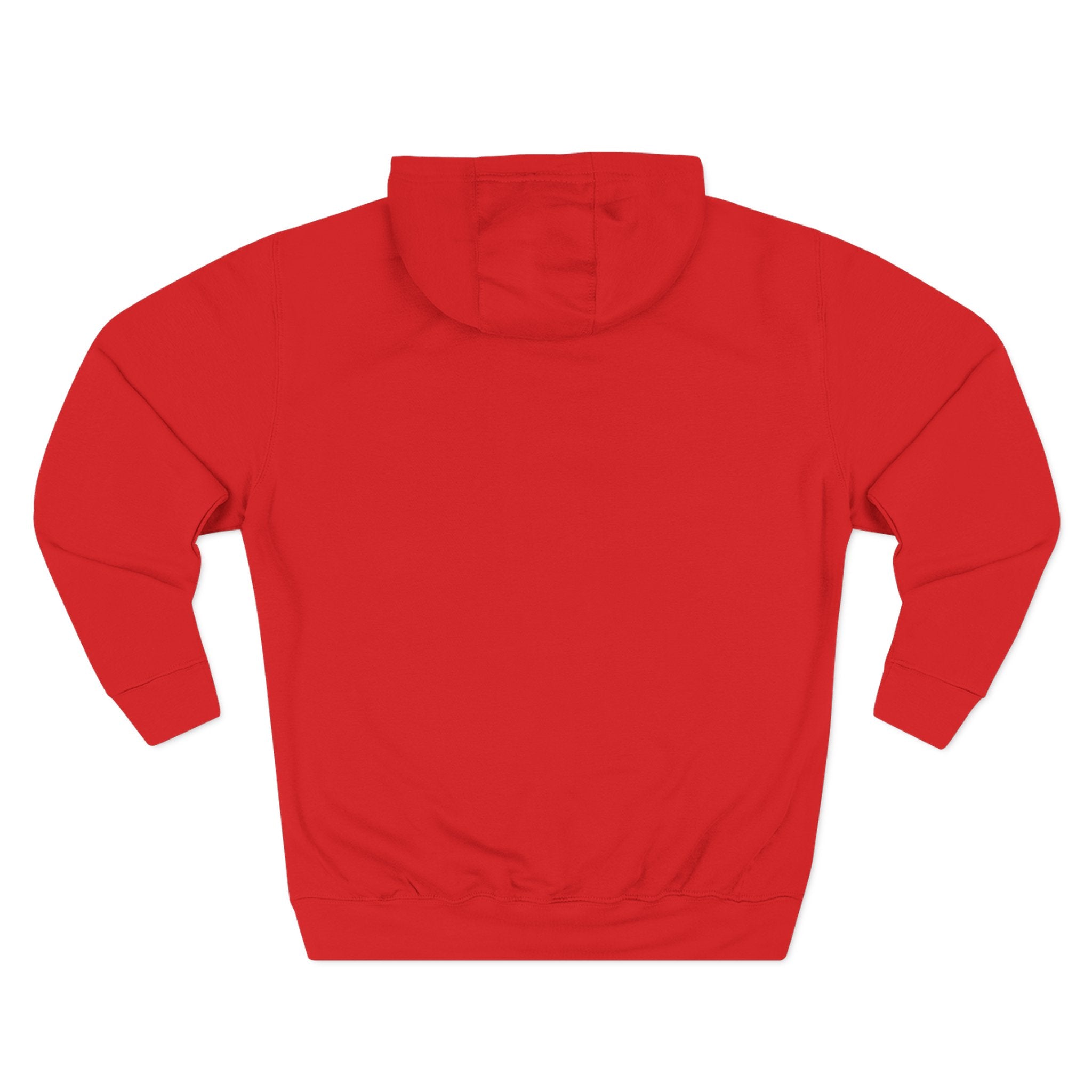 Three-Panel Fleece Hoodie — Cozy Layered Pullover