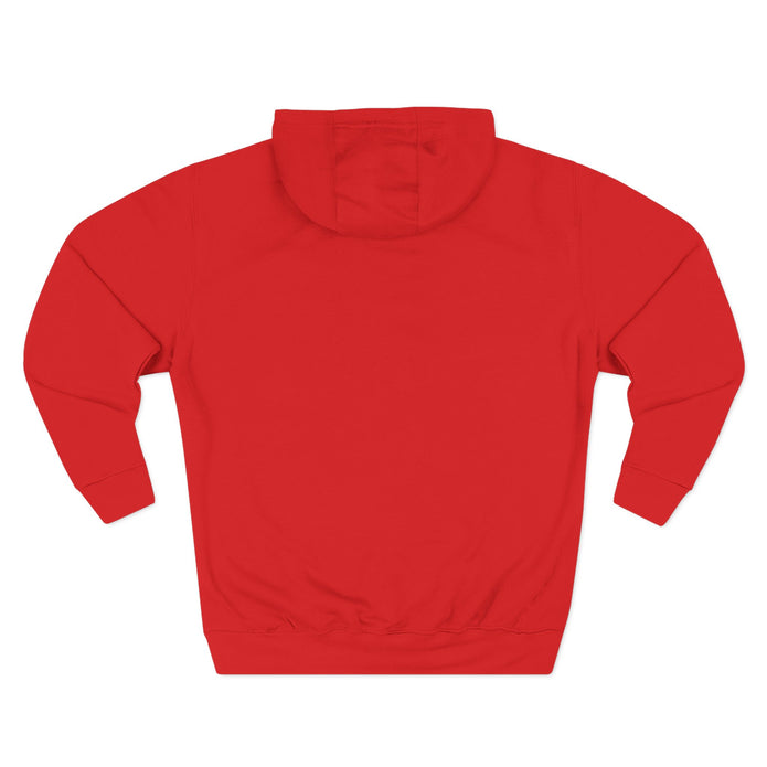 Three-Panel Fleece Hoodie — Cozy Layered Pullover