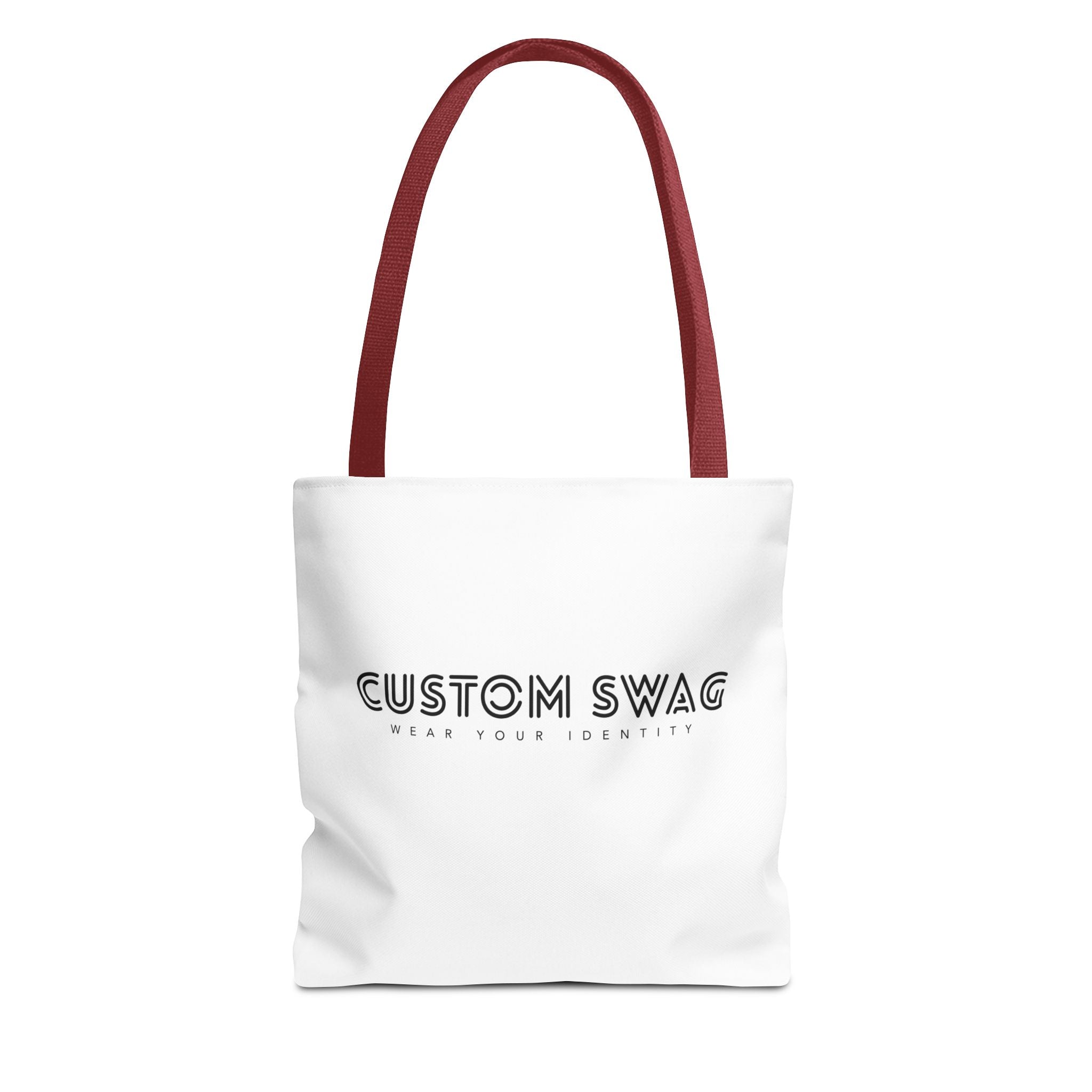 Custom Swag Tote Bag – Minimalist 'Custom Swag: Wear Your Identity' Canvas Tote