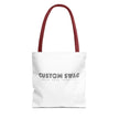 Custom Swag Tote Bag – Minimalist 'Custom Swag: Wear Your Identity' Canvas Tote