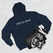 Three-Panel Fleece Hoodie — Cozy Layered Pullover