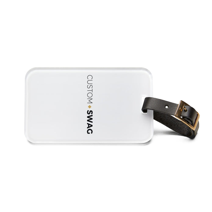 Minimalist Custom Swag Luggage Tag — Personalized Travel ID Tag