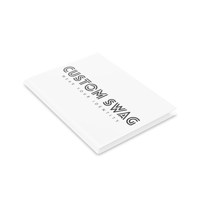 Custom Swag Hardcover Notebook — 
