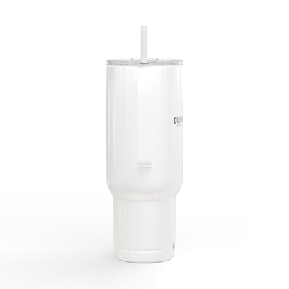 40oz Engraved Insulated Tumbler with Lid — Custom Name Travel Mug